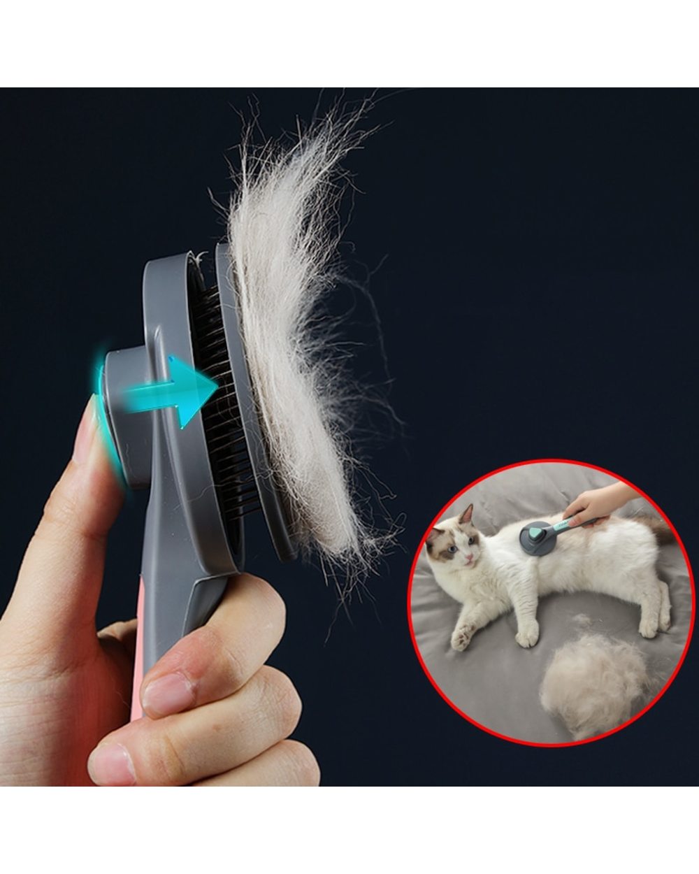 Mainecoon Cat Comb Dog Comb Cat Hair Brush Pet Dog Hair Special Needle Combs Cat Hair Cleaner Cleaning front-4
