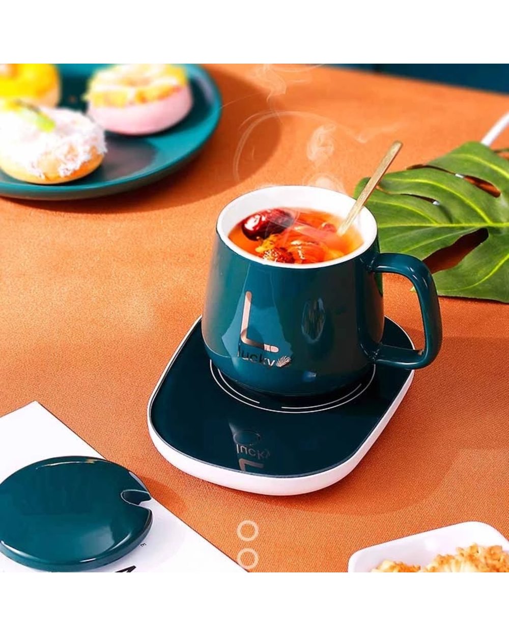 Coffee Mug Heating Pad Cup Warmer Constant Temperature Coaster Usb Electric Mug Mat Set Milk Tea Water Heater Home Offi front-1