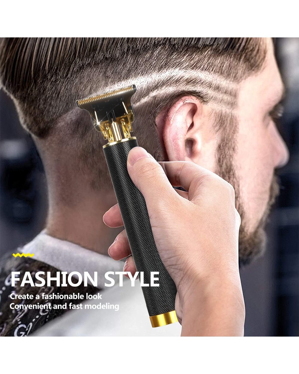 T9 0Mm Professional Hair Trimmer For Men Electric Hair Clipper Lithium Hair Cutting Machine For Hair Shaver Beard Barber front-2