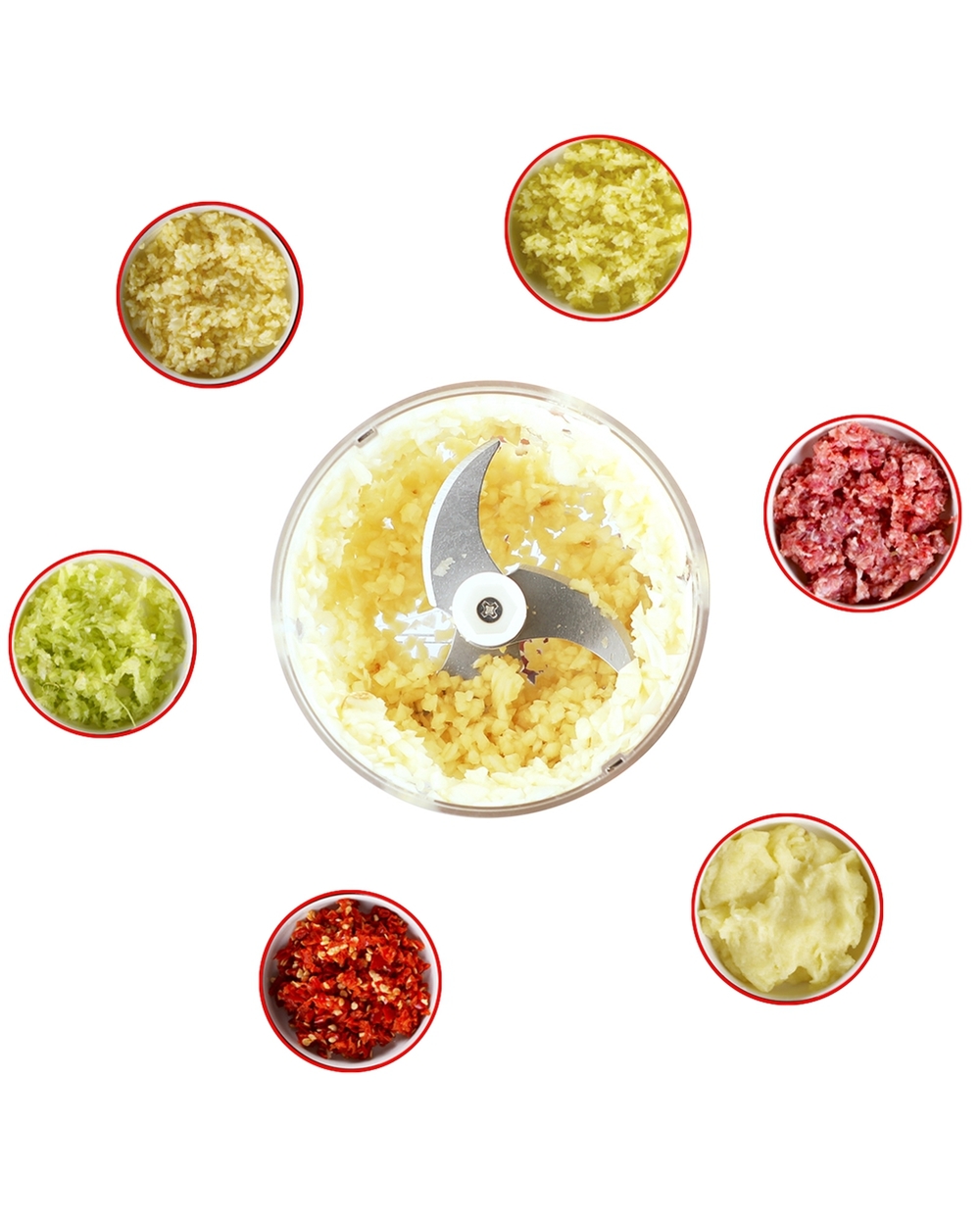 250Ml Mini Usb Wireless Electric Garlic Masher Press Mincer Sturdy Vegetable Chili Meat Grinder Food Chopper Kitchen Ga front-5