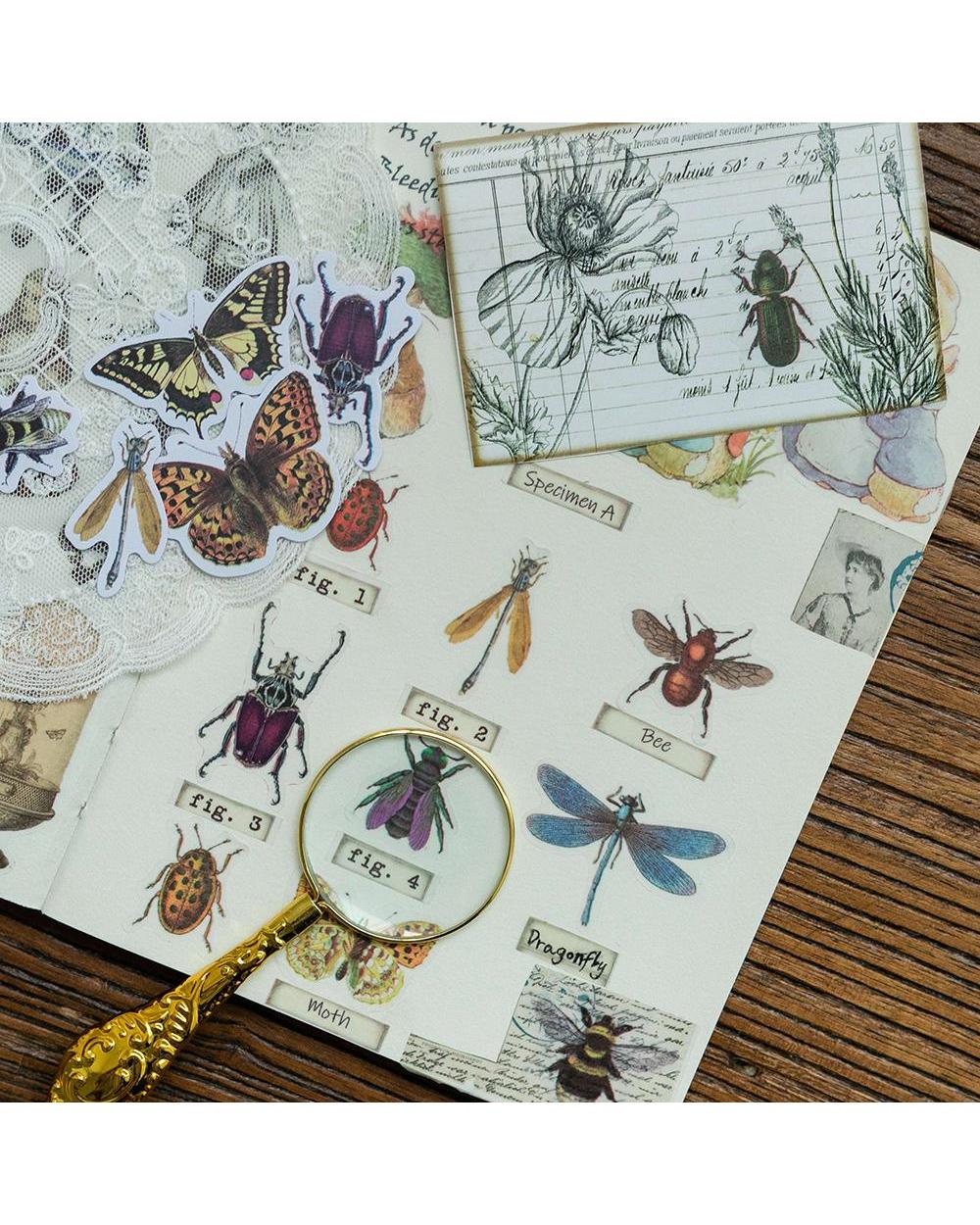 40 Pcs/1Lot Kawaii Stationery Stickers Vintage Alice Dream Diary Planner Junk Journal Decorative Scrapbooking Diy Craft front-3