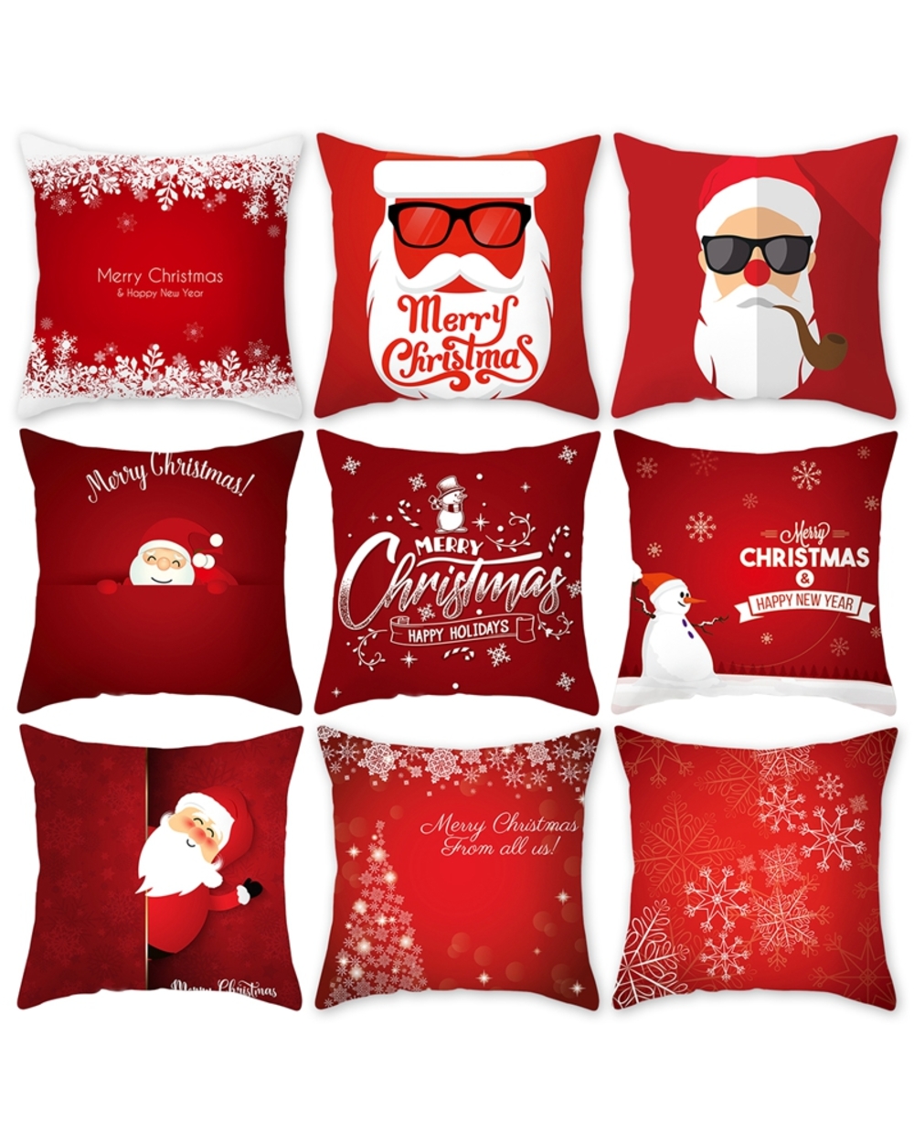 Christmas Cushion Cover Merry Christmas Decorations for Home front-4