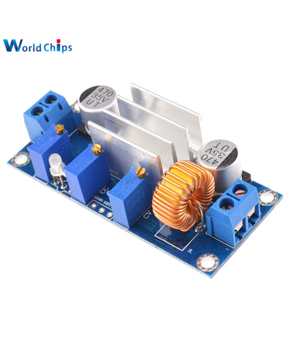 Xl4005 Step Down Buck Power Supply Module 5A Max Dc-Dc Converter Adjustable Cc Cv Lithium Charge Board Automatic Protec front-2