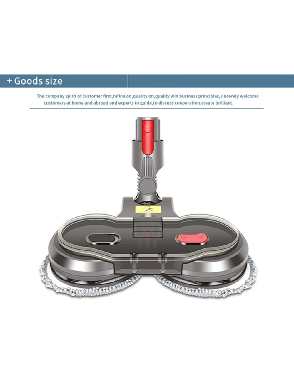 Promotion!Electric Mop Head Attachment For Dyson Vacuum Cleaner V7 V8 V10 V11 Including Water Tank front-5