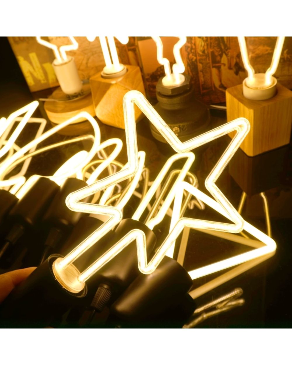 Retro LED Vintage Soft Filament Bulb Holiday Night Light Christmas front-5