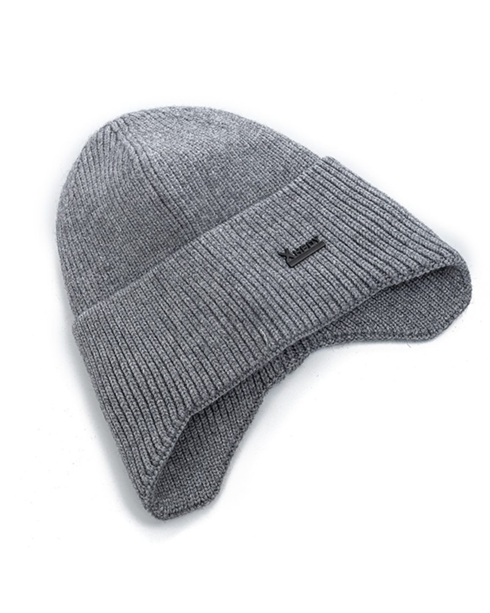 New Men Winter Hat Add Fleece Warm Earflap Cap Stylish Soft Beanie Hat For Male Outdoor Thicken Ski Sports Knitted Hat front-1