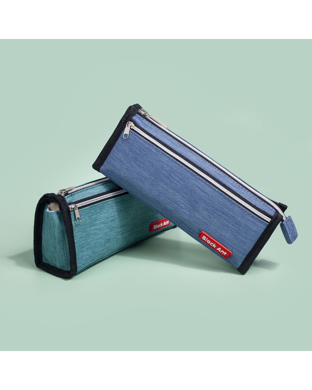 Extended Canvas Pencil Cases School Large Capacity Pencil Case Boy Pencil Bag Simple Pen Case Student Stationery Bag Bi front-5