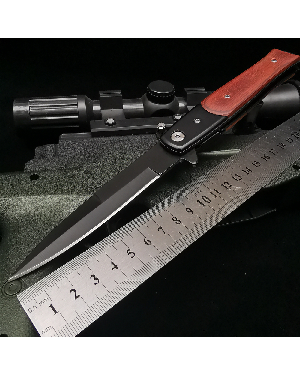 23CM (58HRC Folding Knife Pocket Knife Outdoor front-1