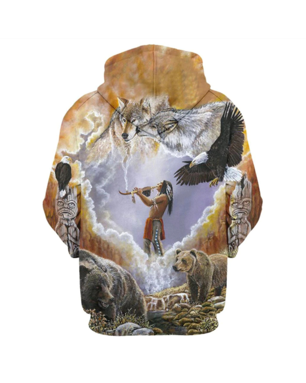 Tessffel native culture 3D Printed Hoodie/Sweatshirt/Jacket/Zipper Mens Womens VG06 front-1