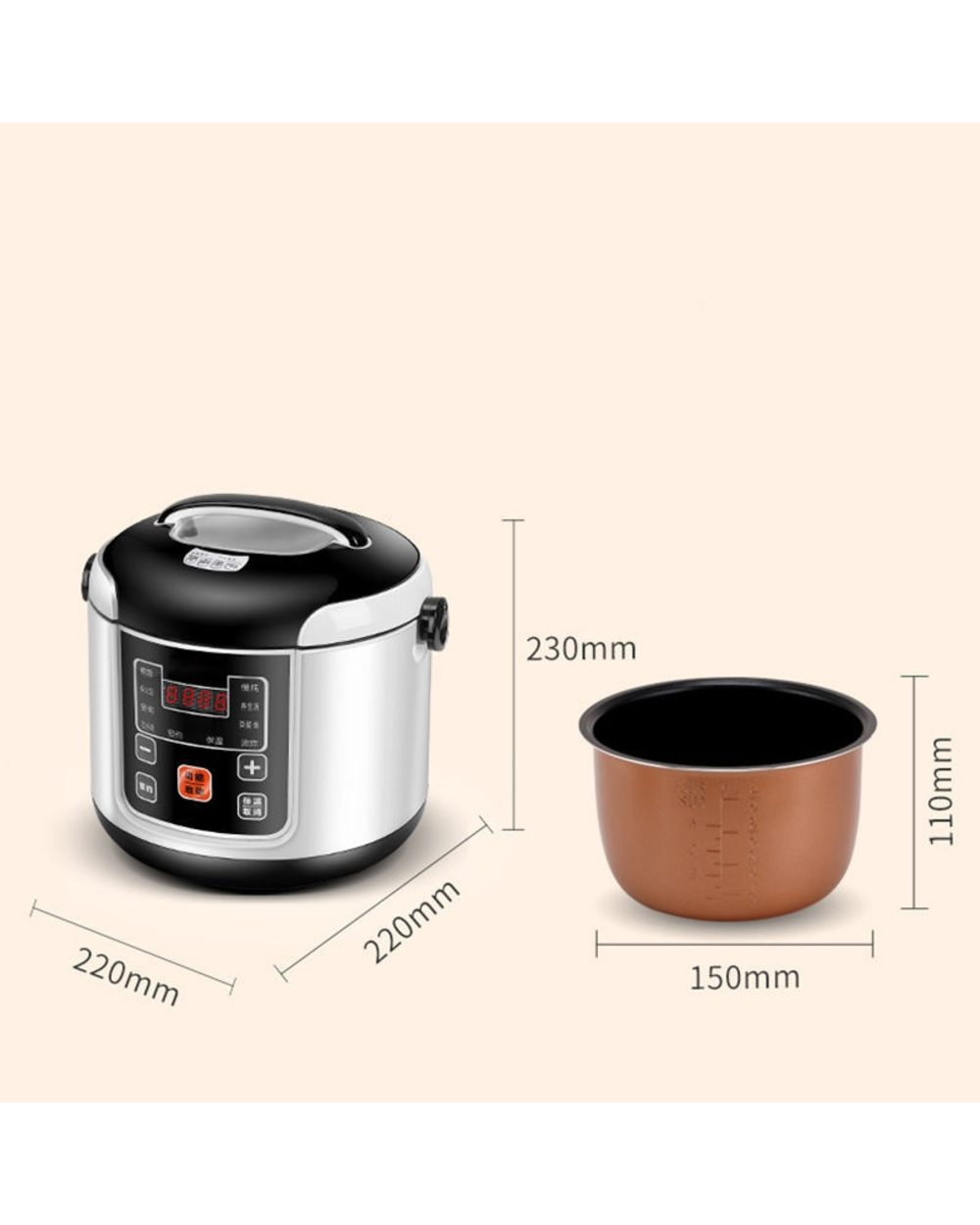 12V 24V Mini Rice Cooker Car Truck Soup Porridge Cooking Machine Food Steamer Electric Heating Lunch Box Meal Heater Wa front-1