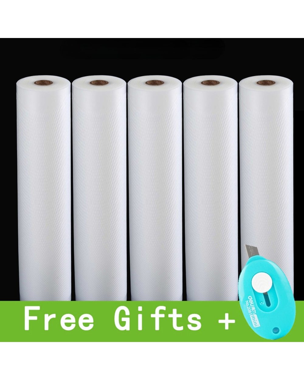 Kitchen Food Vacuum Bag Storage Bags For Vacuum Sealer Vacuum Packaging Rolls 12/15/20/25/28Cm front-0