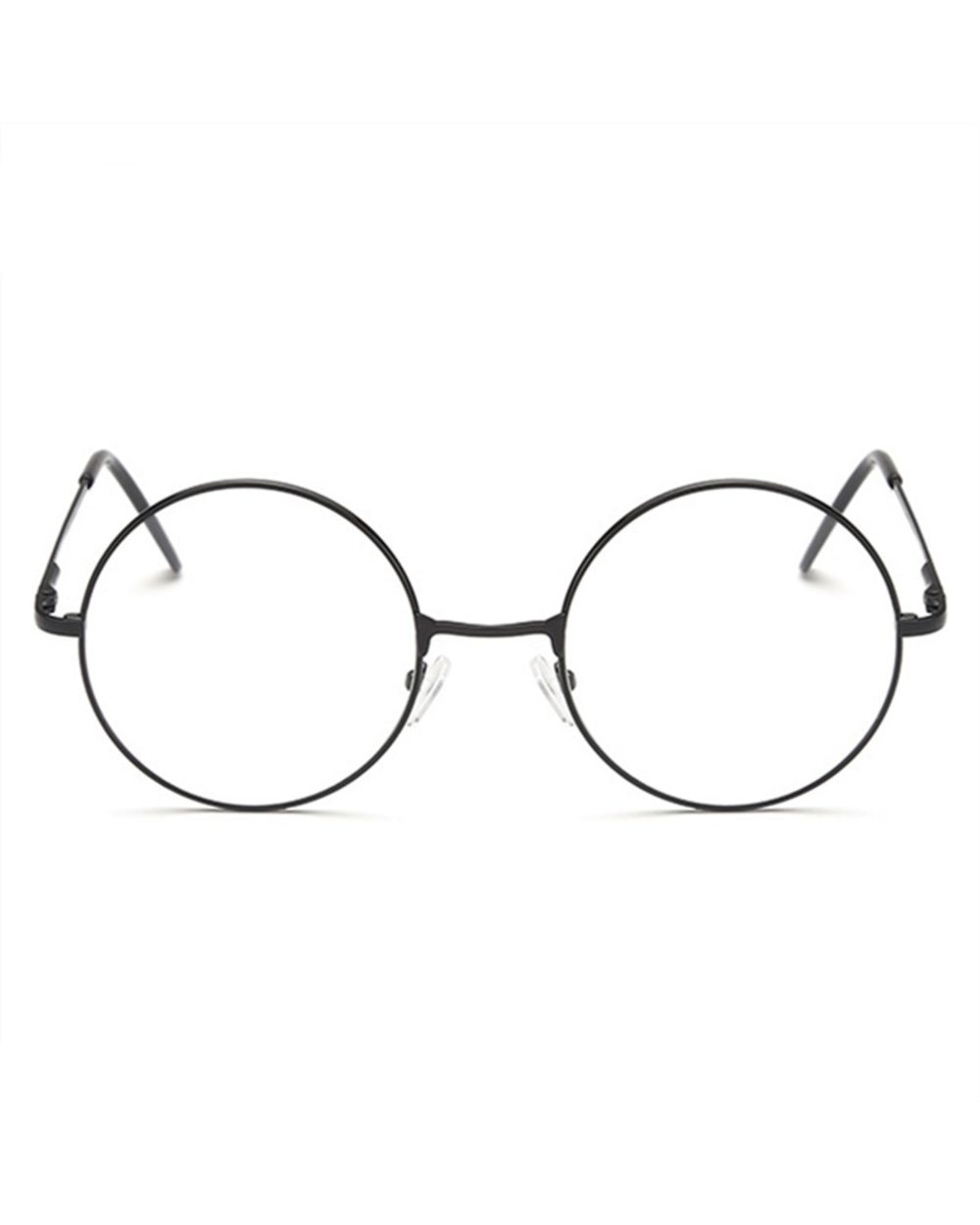 Men Women Retro Metal Round Frame Glasses For Nearsighted Myopia Reading Glasses -1.0 -1.5 -2 -2.5 -3 -3.5 -4 front-1