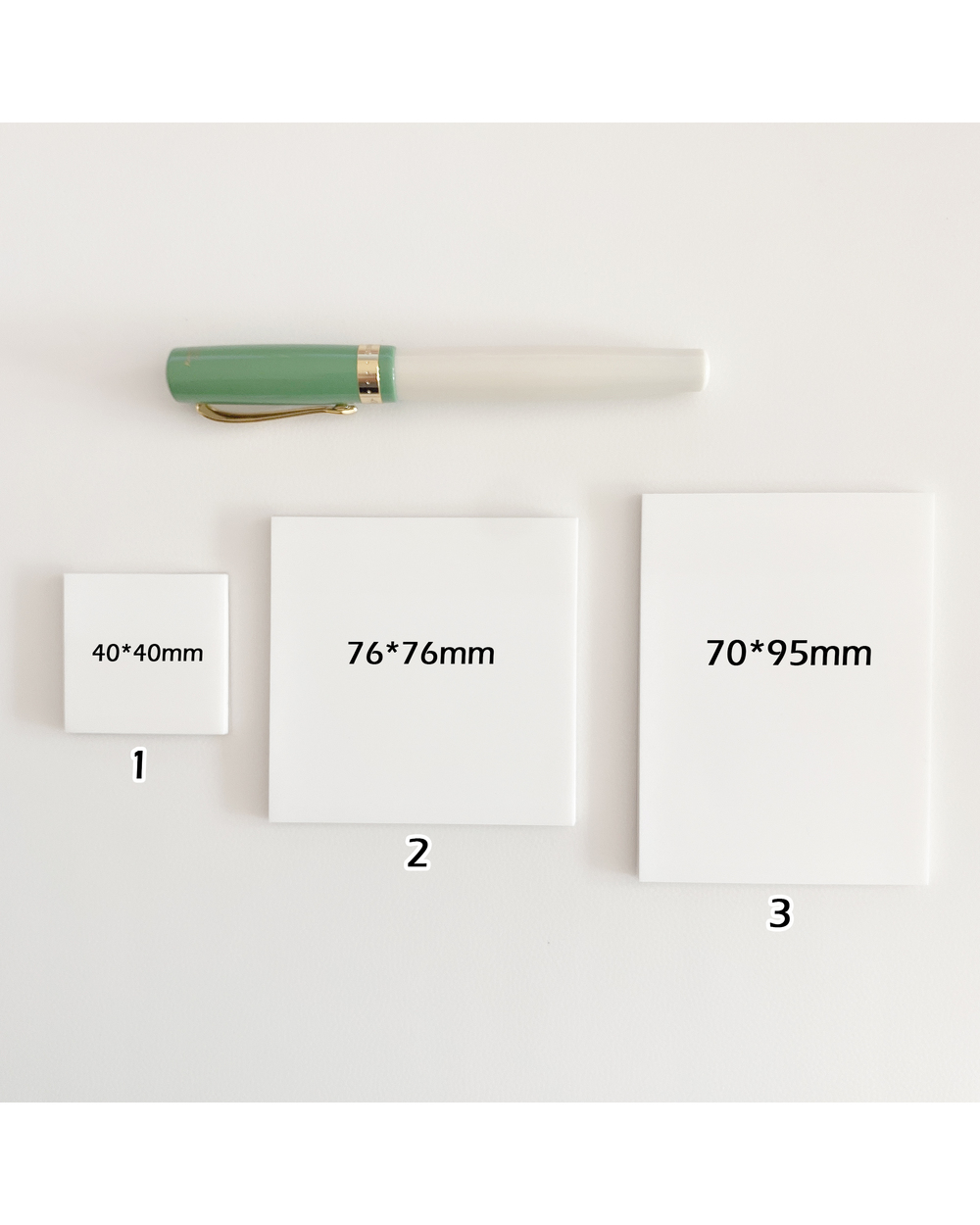Winzige Transparent Sticky Notes Notepad Memo Bookmark Sticker Note Paper School Office Supplies Stationery front-1