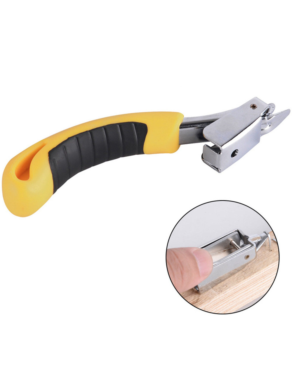1Pc Comfortable Metal Handheld Staple Remover Convenient Stapler Binding Tool Nail Pull Out Extractor School Office Sta front-1