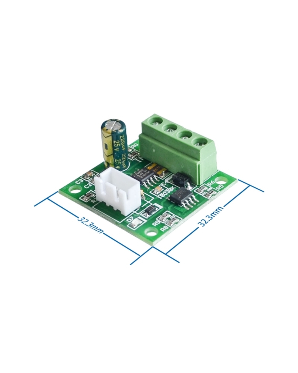 Pwm Dc Motor Speed Controller 1.8V 3V 5V 6V 12V 2A Speed Control Module 1803Bw front-1