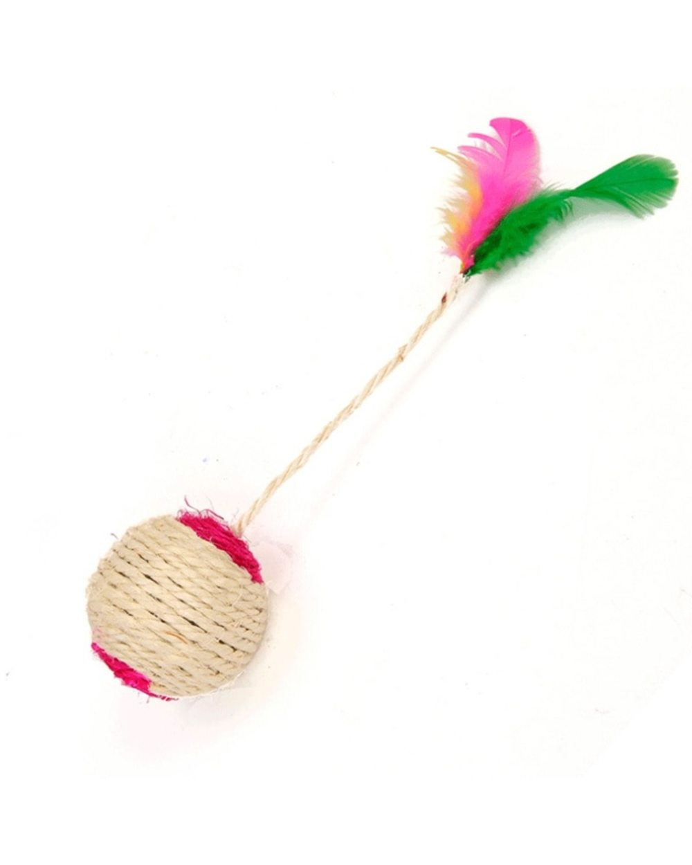 Cat Toy Pet Cat Sisal Scratching Ball Training Interactive Toy for Kitten front-4