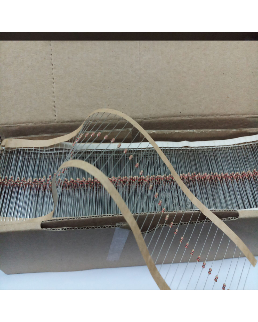3120Pcs 156 Values 1 -10M Ohm 1/4W 5% Carbon Film Resistors Assortment Kit Electronic Components front-3