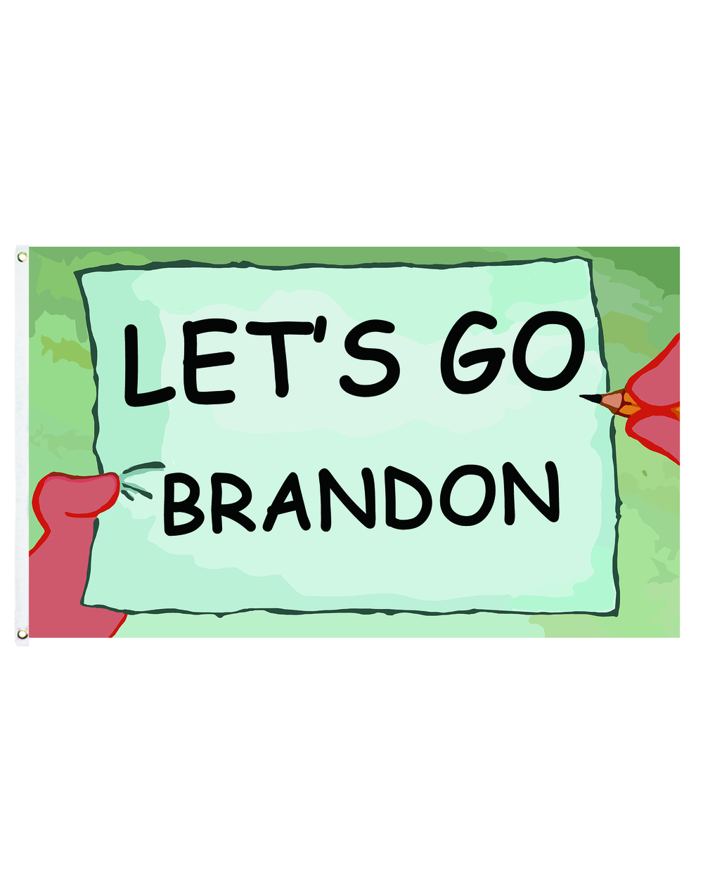 Let's Go Brandon Flag FJB Flag Outdoor Decorate Banner front-5