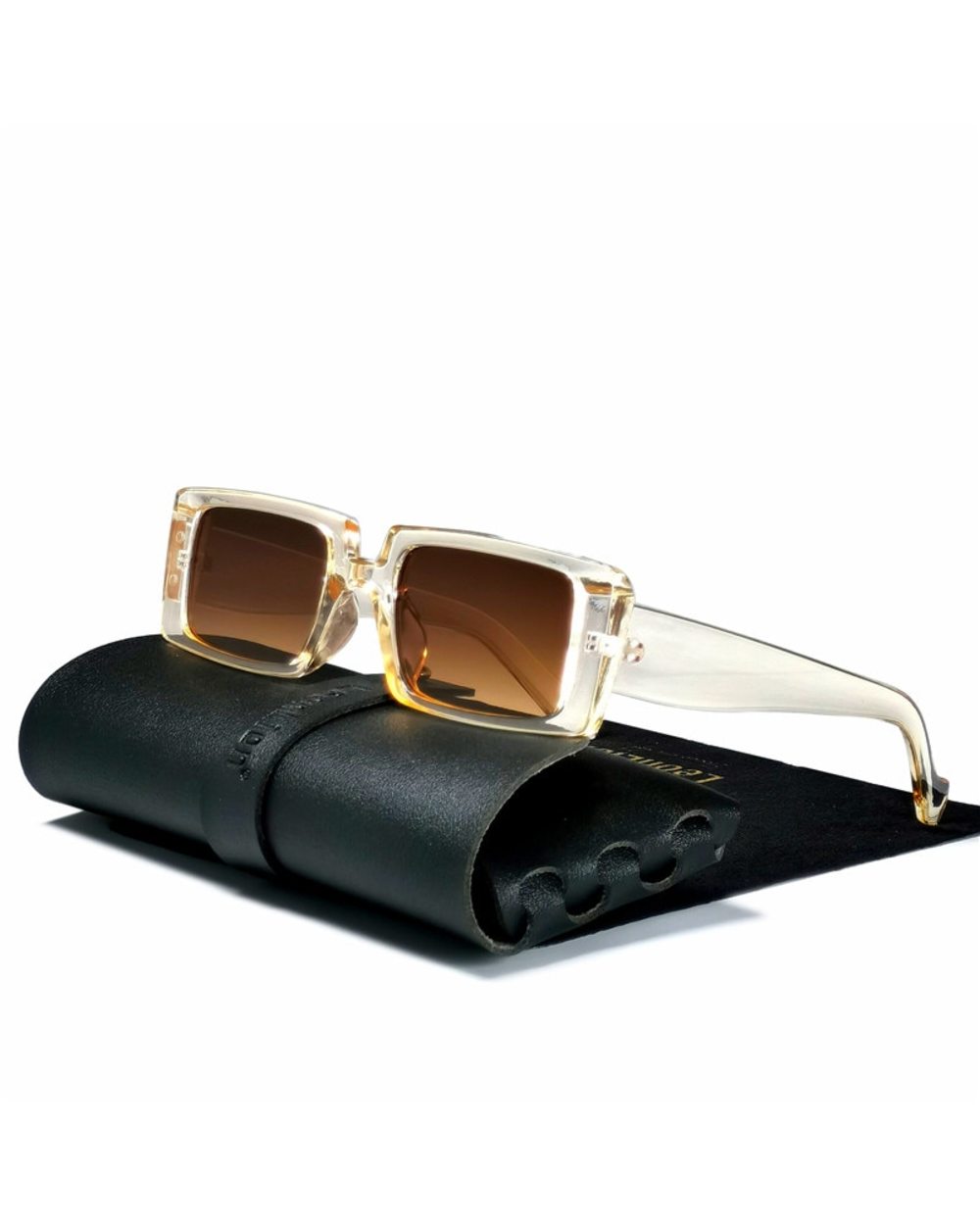 Aka Oculos Square Retro Sunglasses Women 2022 Vintage Glasses For Women/Men Luxury Brand Eyeglasses Women Small Oculos front-2