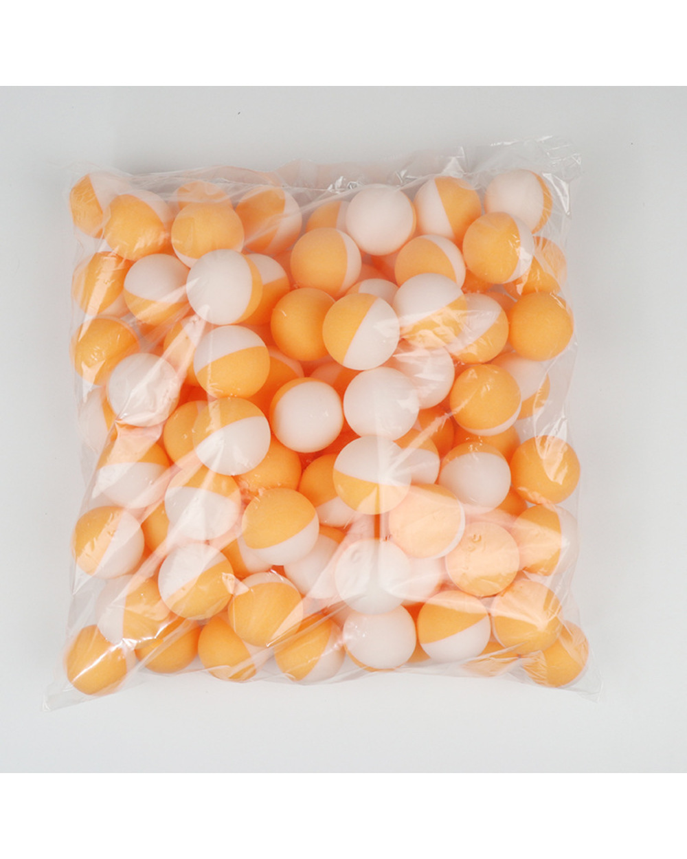 One Pack Creative Bi Color Table Tennis Balls Double Color Seamed Abs 40+ Balls Pic Ping Pong Balls Durable High-Eic front-4