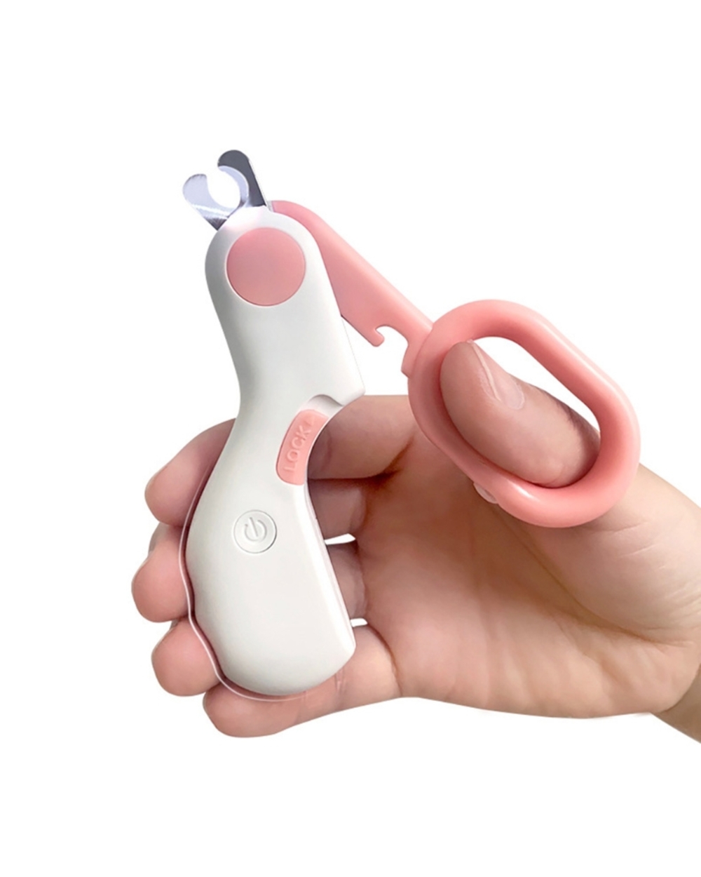 Cat Dog Nail Clippers with LED Light Sharp Blades Puppy Kitten Small Animal Nail Trimmers Illuminated Care Cleaning Tool front-2