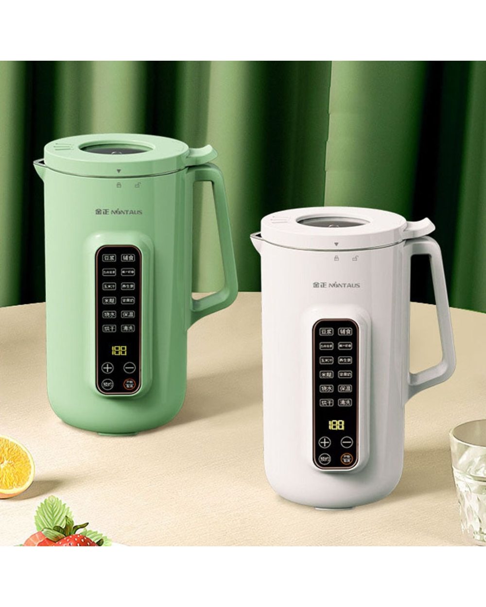 800Ml Soybean Milk Machine Electric Juicer Portable Blender Mixer Soy Milk Maker Home Multifunctional Wall Breaking Mac front-4