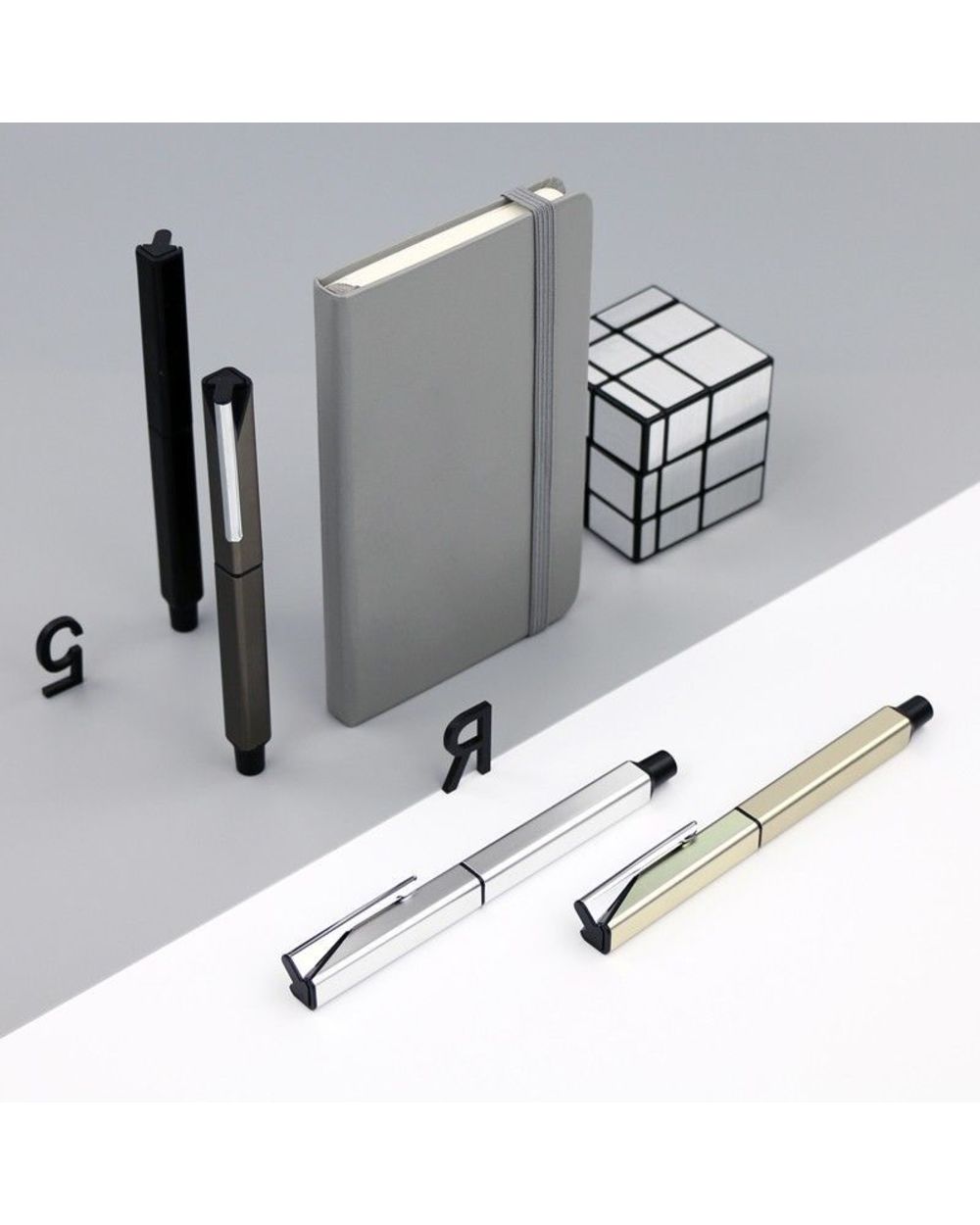 Square Metal Business Gift Gel Pen 0.5Mm Luxury Signature Ballpoint Pens Custom Logo Office Material And Stationery Wri front-5