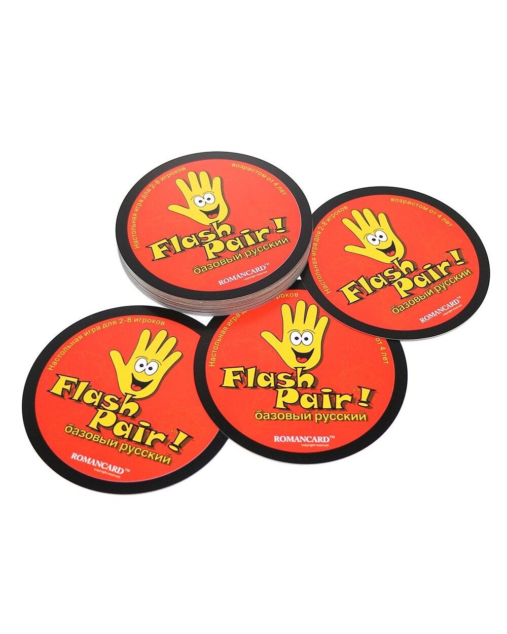 Ru word card game for kids family party fun English version board game front-0