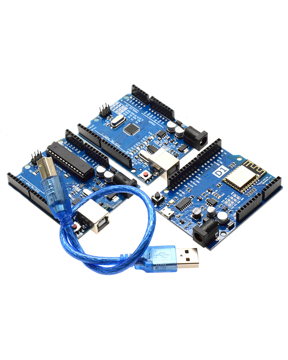 1Set Uno R3 Official Box Atmega16u2 / Uno+Wifi R3 Mega328p Chip Ch340g For Arduino Uno R3 Development Board Wemos Esp82 front-0