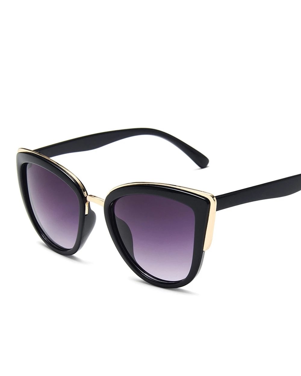 Muselife Cateye Sunglasses Women Vintage Gradient Glasses Retro Cat Eye Sun Glasses Female Eyewear Uv400 front-2