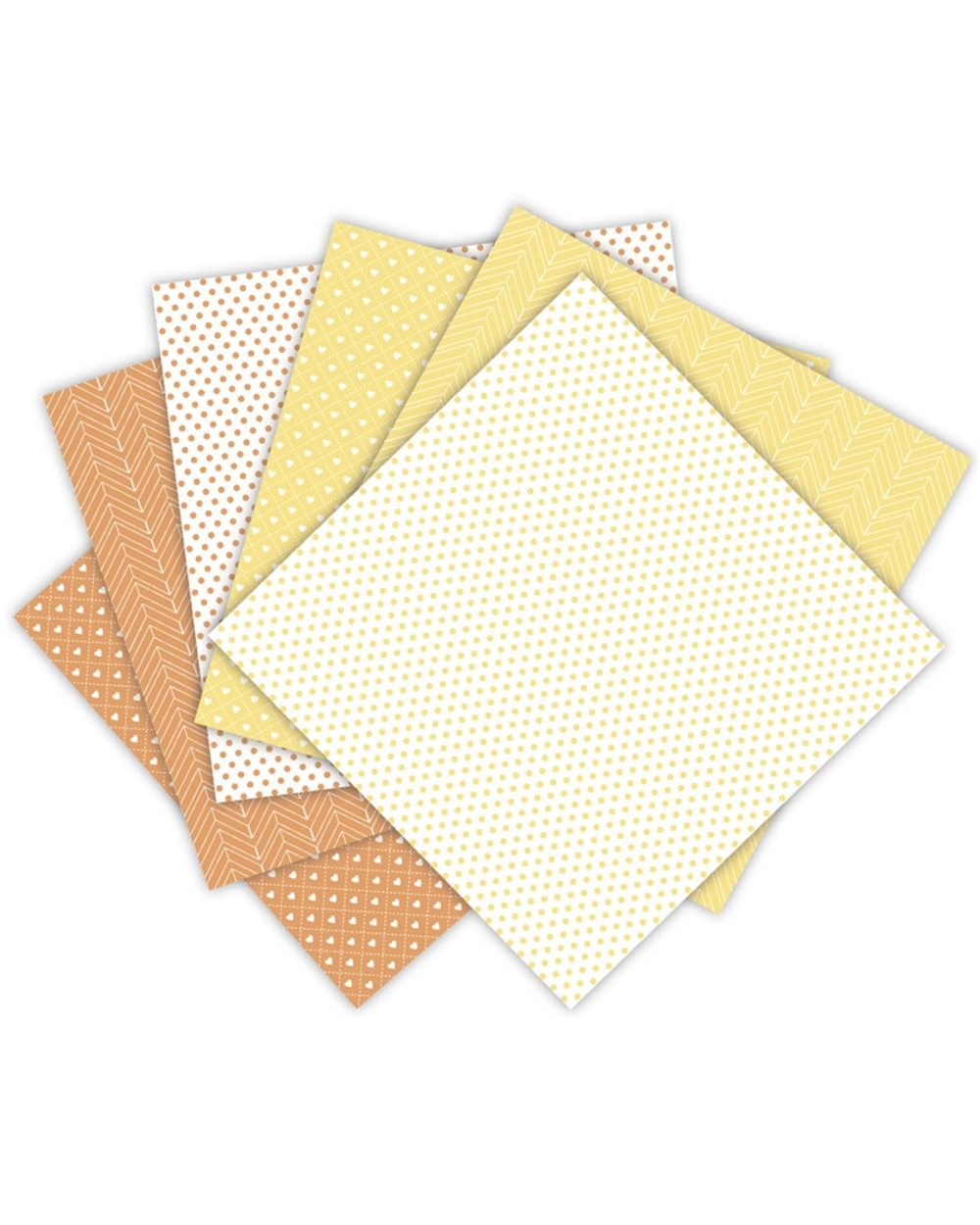 24 Sheets 6"x6"spring Colors Pattern Creative Scrapbooking Paper Pack front-1