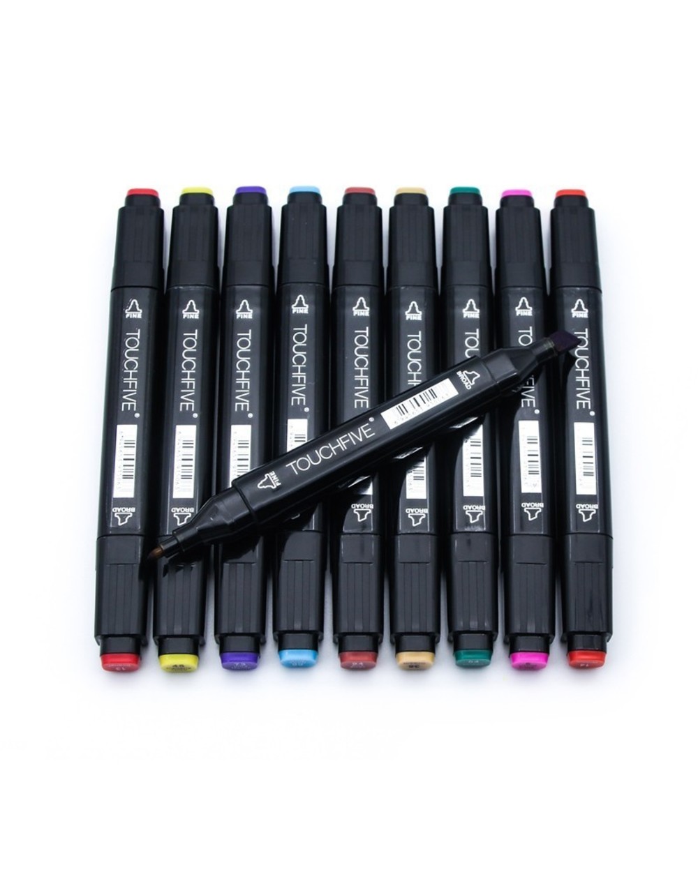 Touchfive 30/40/60/80/168 Colors Set Markers Alcohol Oil Ink Dual Brush Pen Manga Student Sketch Drawing Marker Art Su front-1