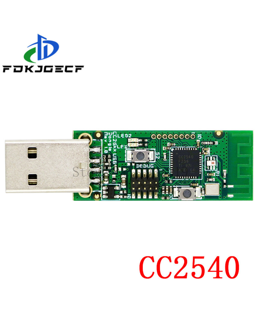 Cc Debugger Zigbee Emulator Cc2531 Cc2540 Sniffer Wireless Board Bluetooth 4.0 Dongle Capture Usb Programmer Downloader front-3