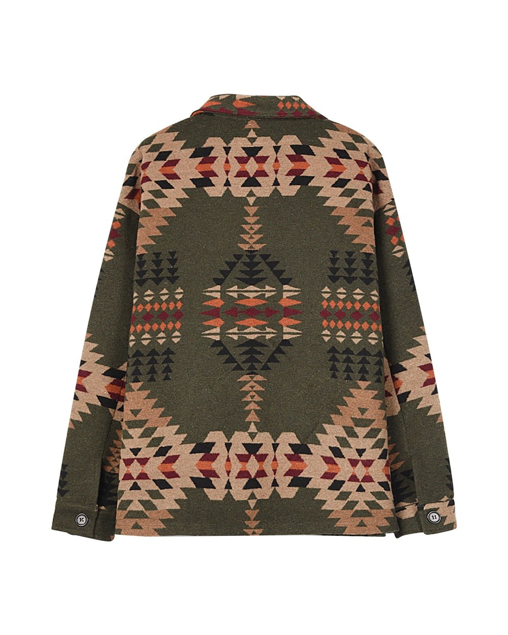 Vintage Jackets Womens Loose Coat Winter Outwear Coats Female 2021 Native American Style front-2