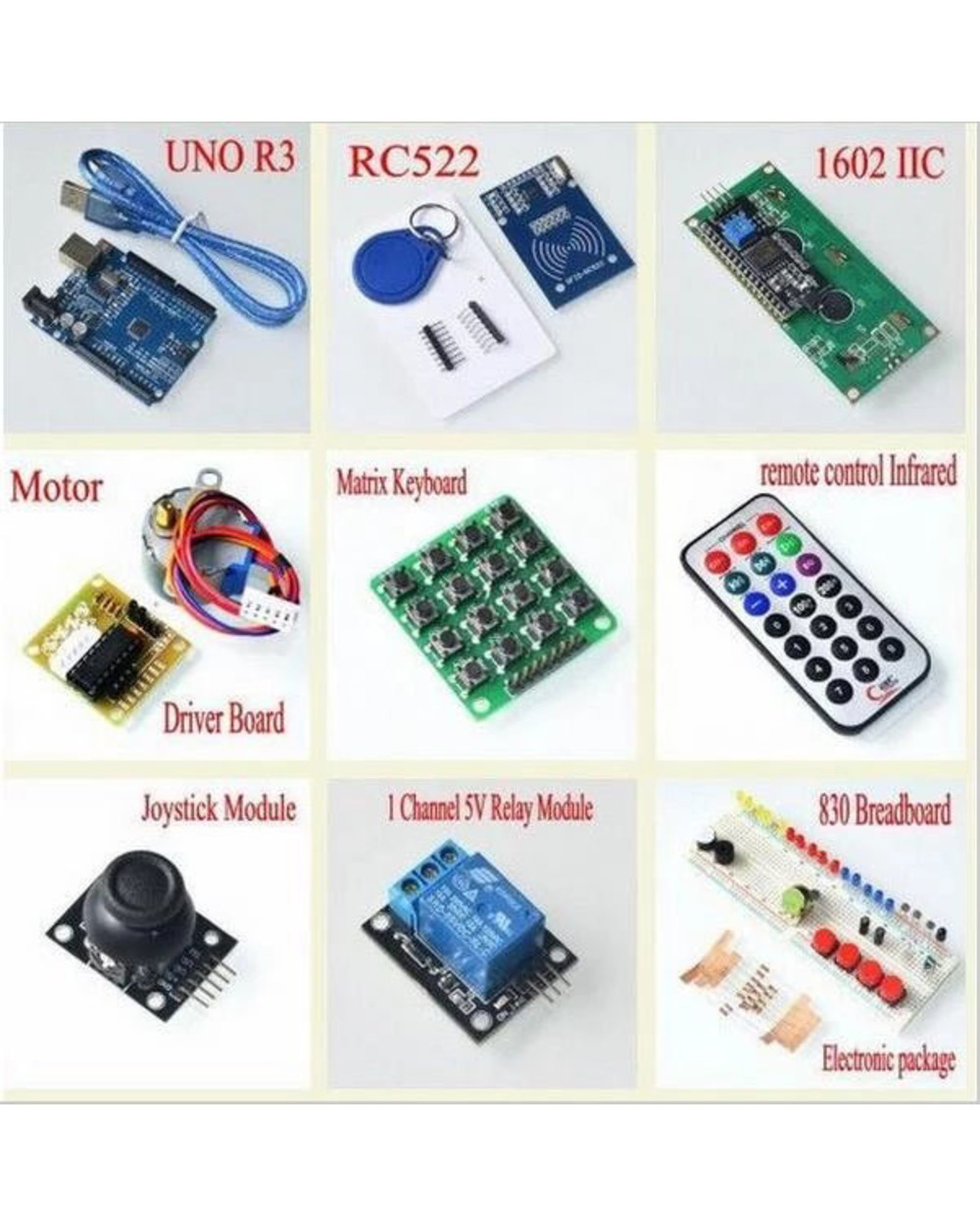 Newest Rfid Starter Kit For Arduino Uno R3 Upgraded Version Learning Suite With Retail Box front-3