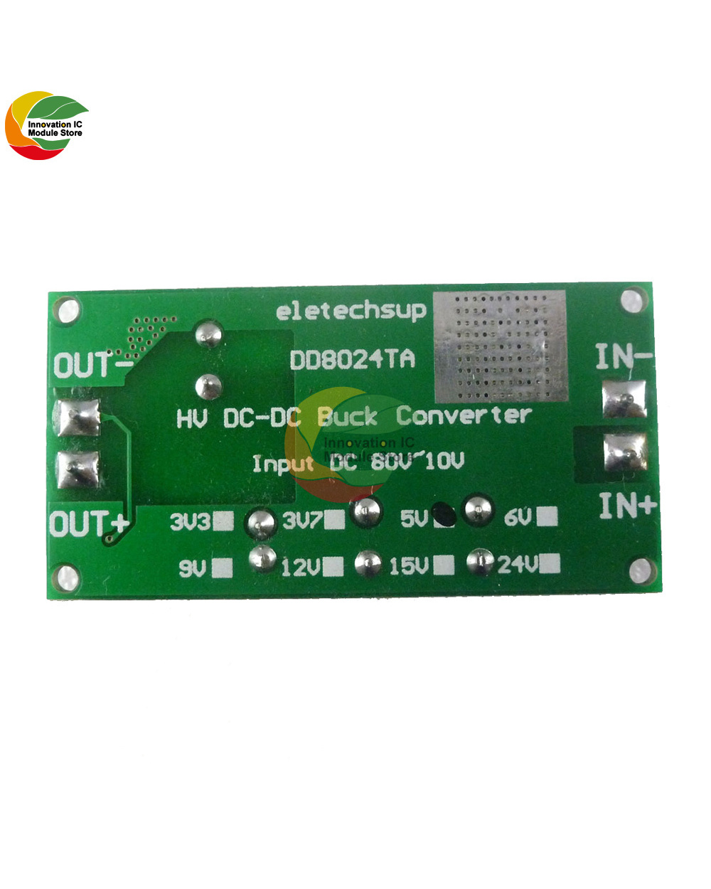 Buck Converter Module High Voltage Buck Converter Module Dd8024ta Dc-Dc 10-80V To 3.3V-15V With Terminal Block Or Termi front-4
