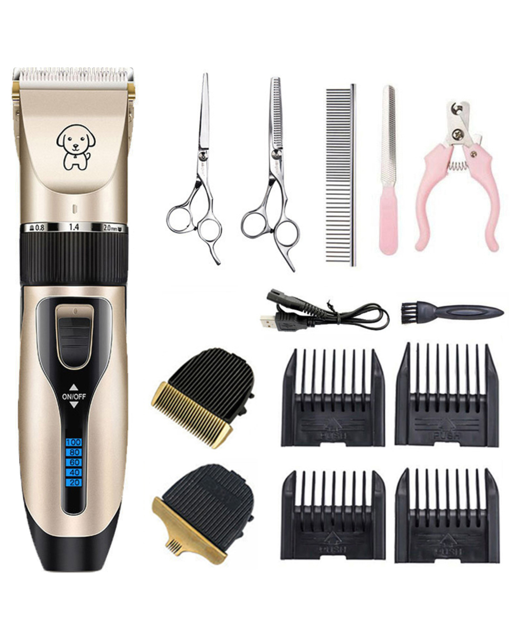 Electric Pet Hair Clipper Trimmer front-0