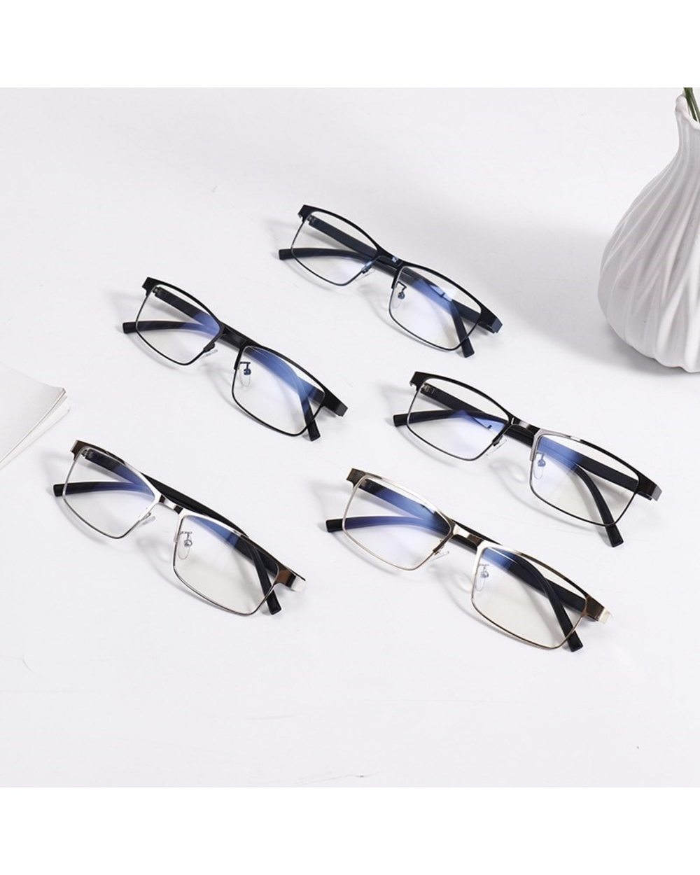 Men Women Titanium Eyeglasses Lenses Zoom Magnifying Reading Glasses Reading 1.0 1.5 2.0 2.5 3.0 3.5 4.0 For Women Men front-5