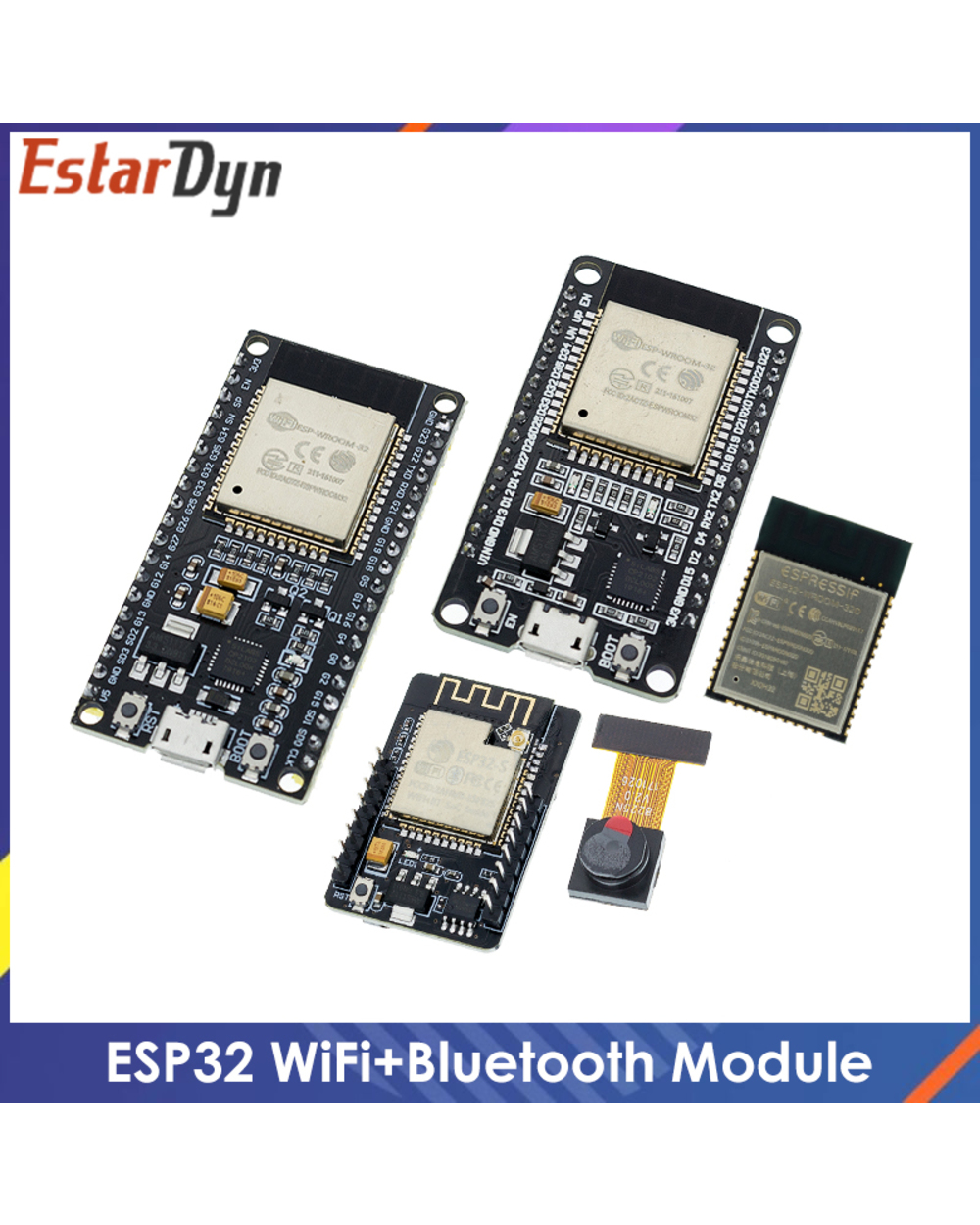 Esp32-Cam Esp32 Development Board Wifi+Bluetooth Ultra-Low Power Consumption Dual Core Esp-32 Esp-32S Esp 32 Similar Es front-0
