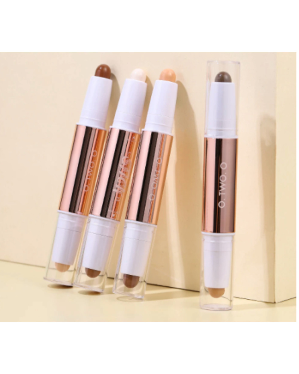 Contour Stick Double Head Contour Pen Waterproof Matte Finish Highlighters Shadow Contouring Pencil front-1
