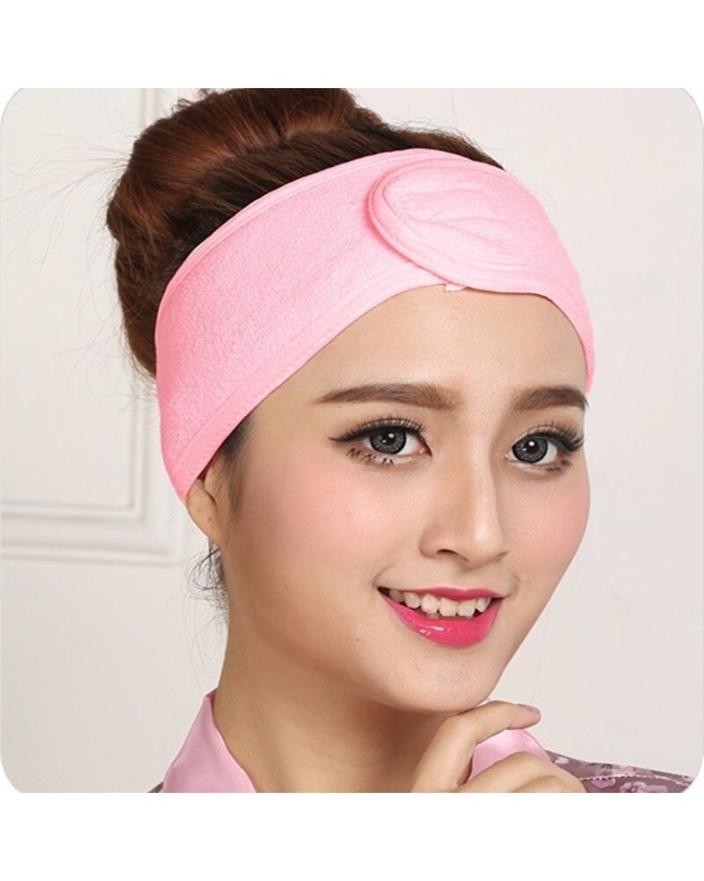 1Pc Wash Face Makeup Hair Band Womens Sweat Elastic Soft Headbands front-1