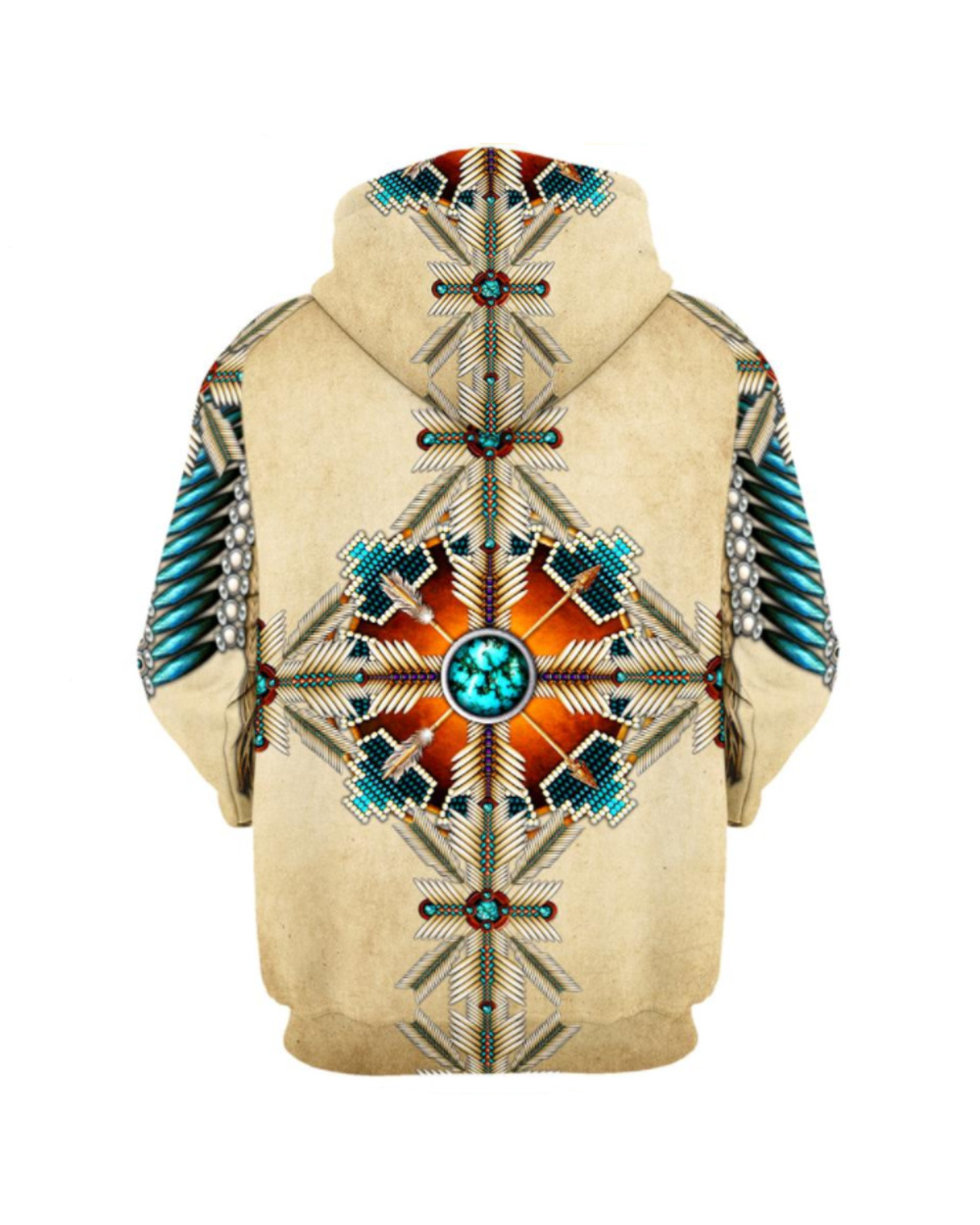 3D Print Hoodies Native American VG06 front-1