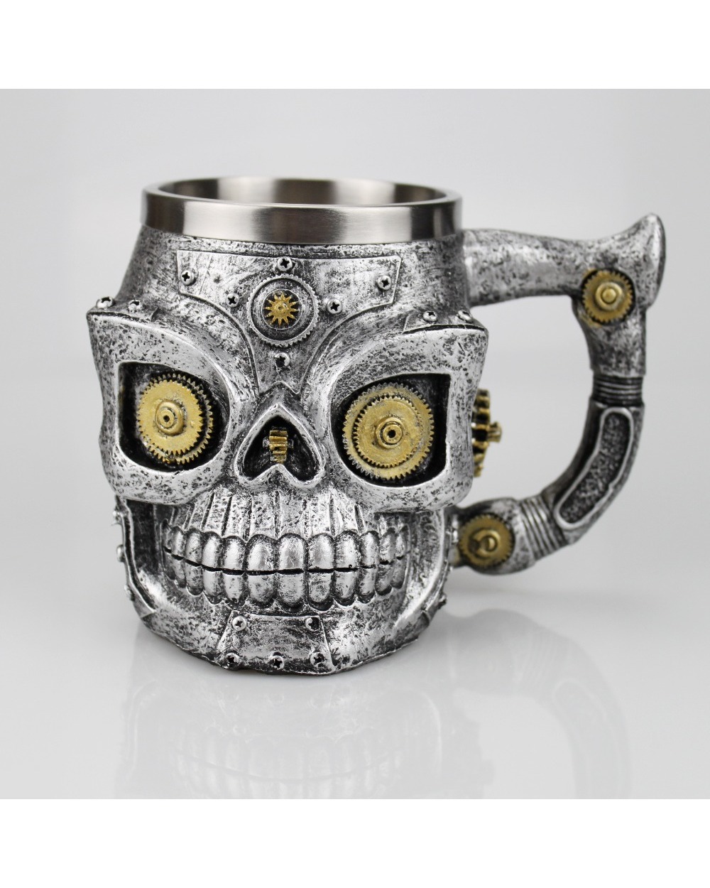 Skull Mug Day Gift front-3