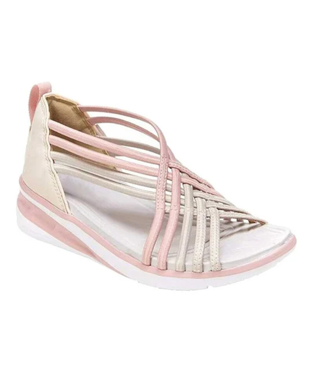 TOP TRENDING SUMMER SALE Water-Ready Elastic Sporty Step-In Sandal front-1