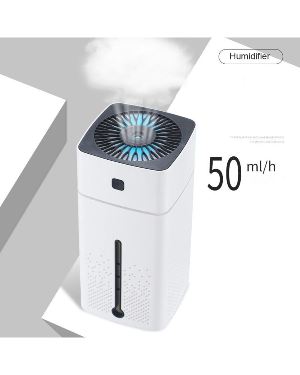 Ultrasonic Air Humidifier Diffuser Cool Mist Maker Home Purifier front-4