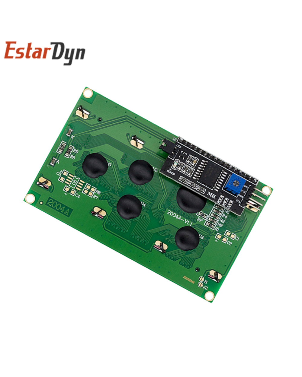 Lcd2004+I2c 2004 20X4 2004A Blue/Green Screen Hd44780 Character Lcd /W Iic/I2c Serial Interface Adapter Module For Ardu front-1