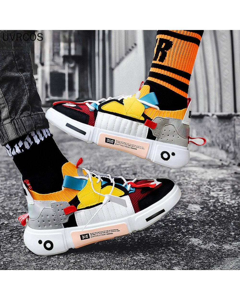 Fashion Design Colorful Casual Sneaker Shoes front-3