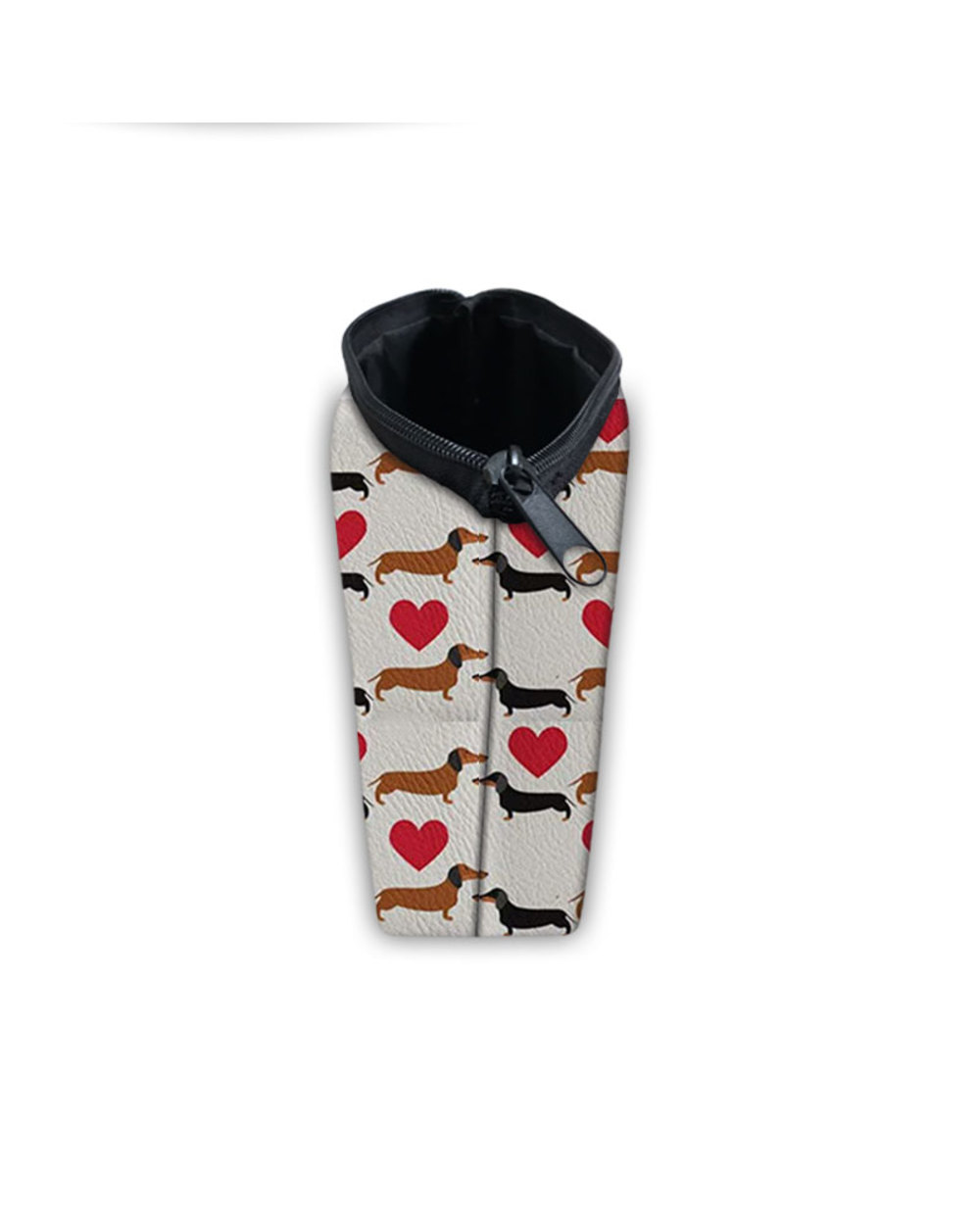 Dachshund Dog Makeup Storage Pouch front-3