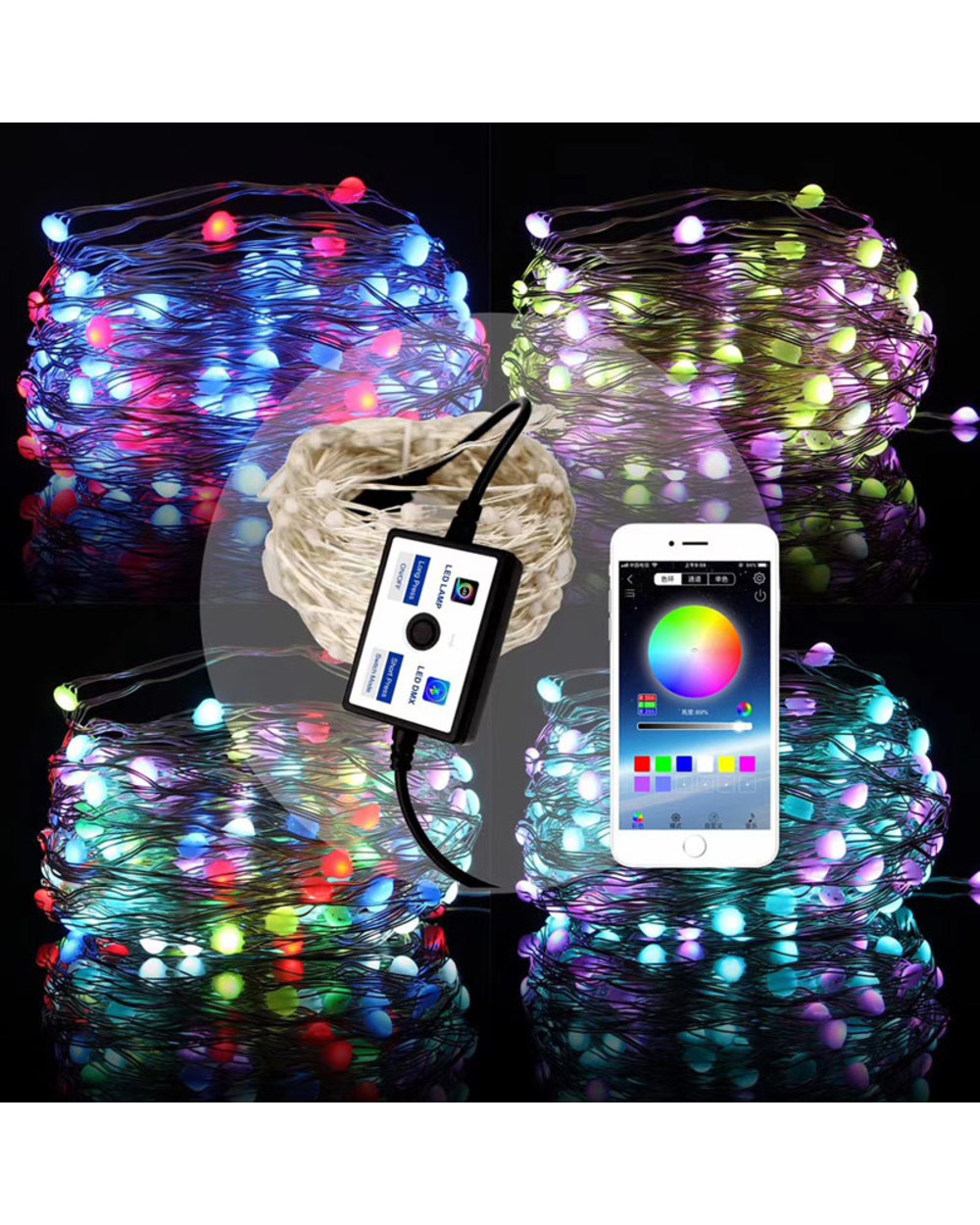 Christmas Decorations LED Smart Light String front-3