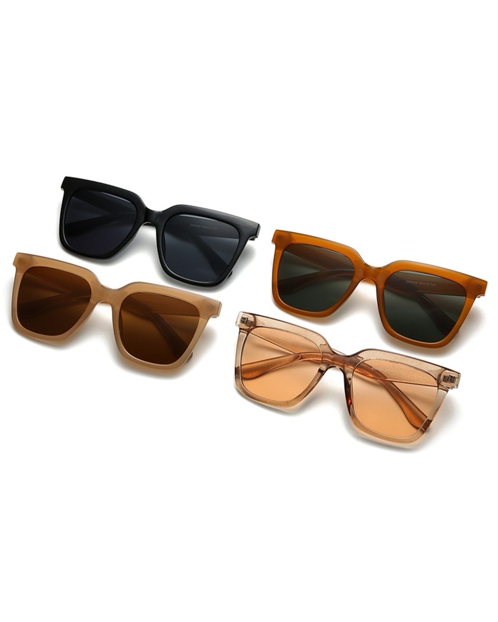 2022 New Fashion Sunglasses Women Brand Designer Retro Rectangle Sun Glasses Female Ins Popular Colorful Vintage Square front-3